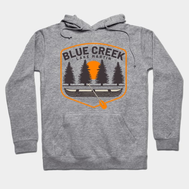 Blue Creek • Lake Martin Transparent Hoodie by Alabama Lake Life